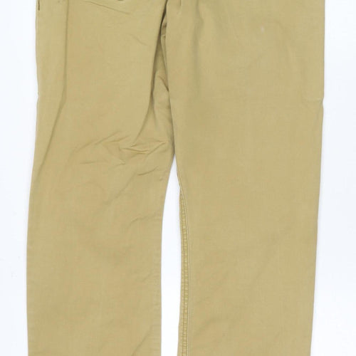 Wrangler Men's Beige Straight Fit Denim Jeans Size 32