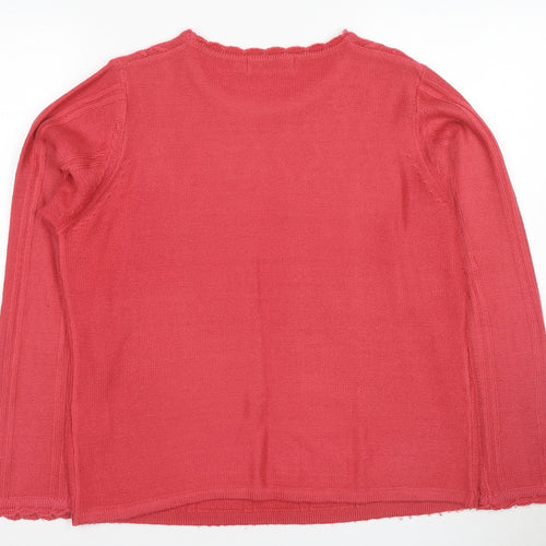 Honor Millburn Women's Red Pullover Jumper Size 10-12