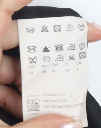 Hugo Boss Women's Black Pencil Skirt Size 6 Midi