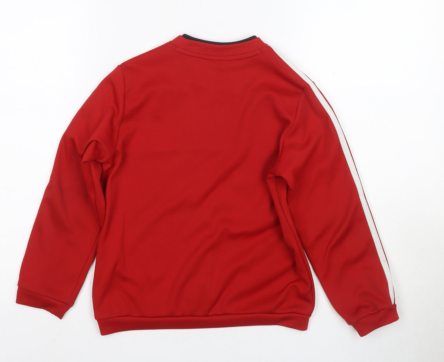 Adidas Boys Red Pullover Sweatshirt, Size 8, Football Graphic