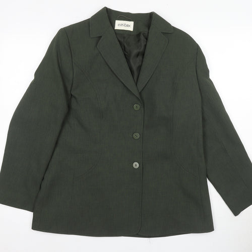 Eastex Womens Green Classic Blazer UK 12 Workwear