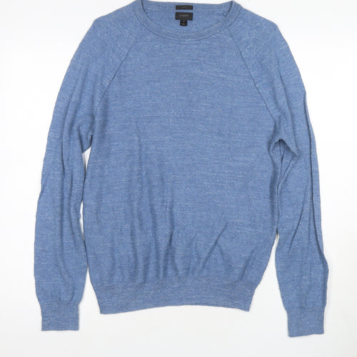 J.Crew Men's Blue Slim Fit Pullover Jumper, S