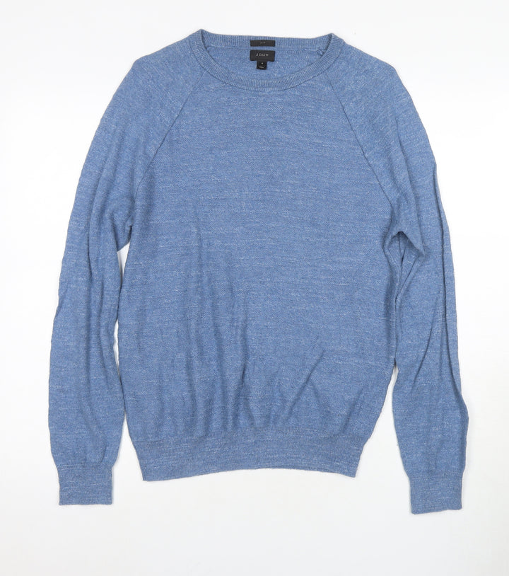 J.Crew Men's Blue Slim Fit Pullover Jumper, S
