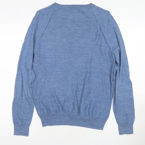 J.Crew Men's Blue Slim Fit Pullover Jumper, S