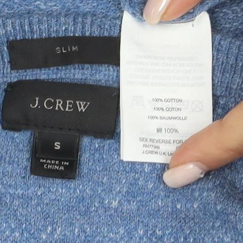 J.Crew Men's Blue Slim Fit Pullover Jumper, S