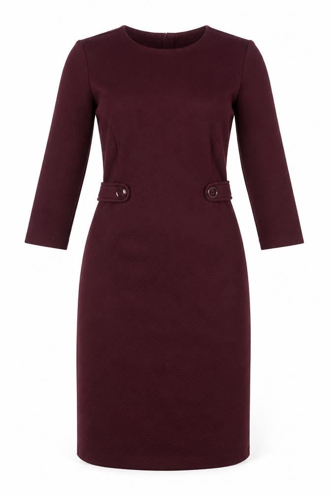 East Ex Women's Purple Sheath Dress Size 10