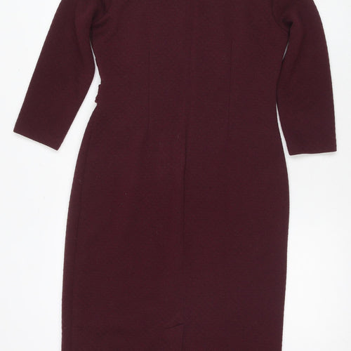 East Ex Women's Purple Sheath Dress Size 10