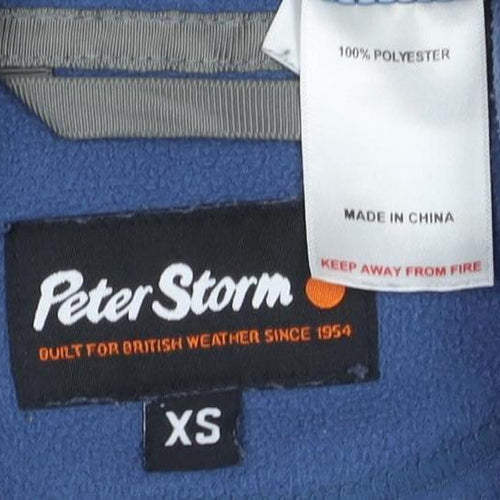 Peter Storm Men's Blue XS Fleece Pullover Sweatshirt
