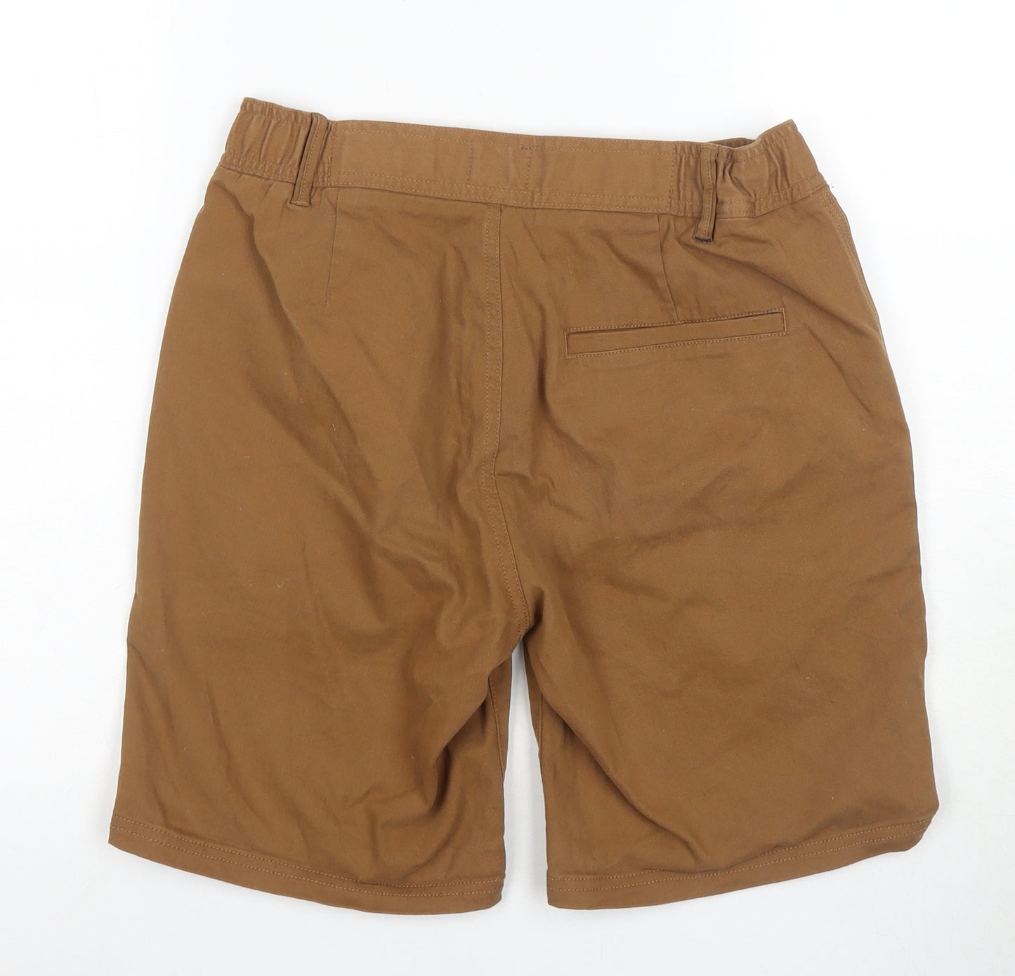 Joules Men's Brown Chino Shorts Size 32 Elastic Waist
