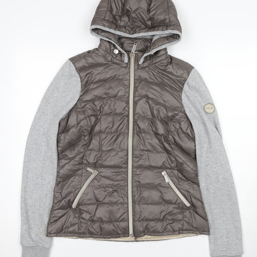 s.Oliver Women's Grey Puffer Jacket Size 10