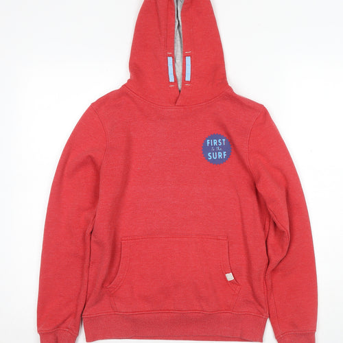 Saltrock Boys Red Pullover Hoodie 11/12 Graphic Print