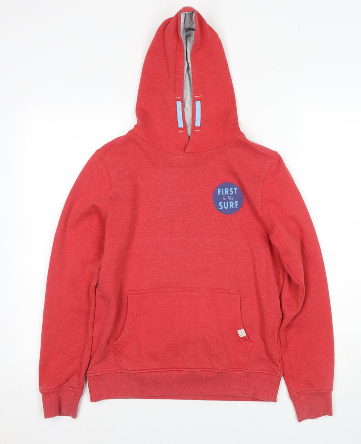 Saltrock Boys Red Pullover Hoodie 11/12 Graphic Print