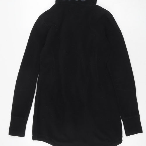Bench Women's Black XS Fleece Jacket, Full Zip Casual