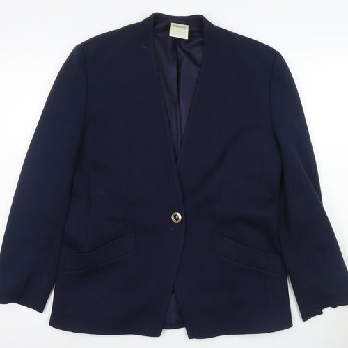 Eastex Women's Blue Blazer, Size 16, Classic Workwear