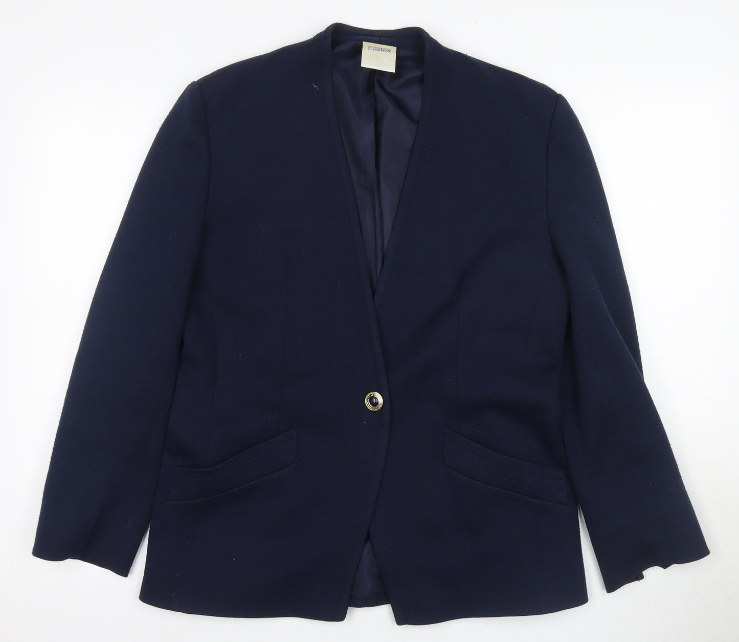 Eastex Women's Blue Blazer, Size 16, Classic Workwear