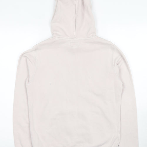 Converse Beige Unisex XS Pullover Hoodie with Logo