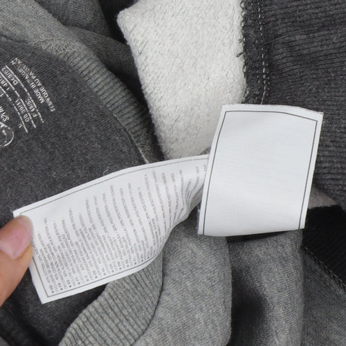 Nike Men's Grey Pullover Sweatshirt, Size L, Logo Accent