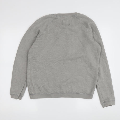 Jack Wills Women's Grey Logo Pullover Sweatshirt Size 12