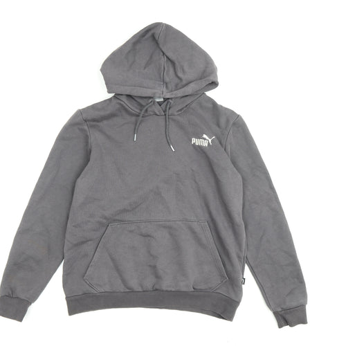 Puma Unisex Grey Pullover Hoodie M