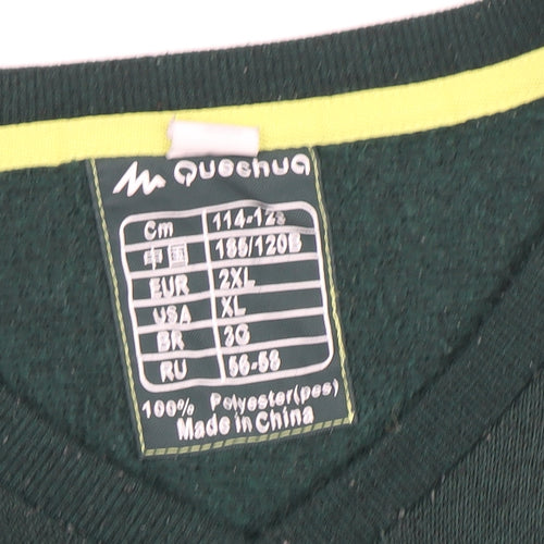 Quechua Men's XL Green Pullover Sweatshirt