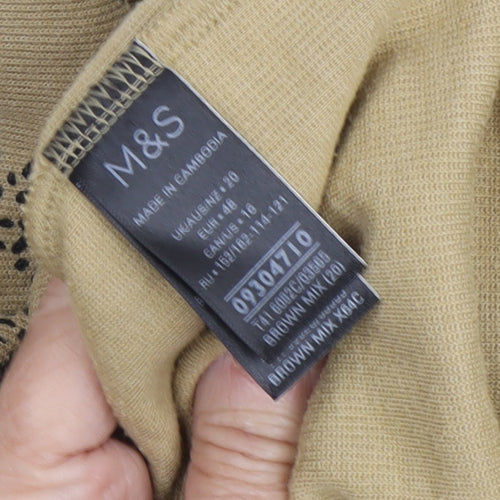 Marks and Spencer Women's Brown Pullover Sweatshirt, Size 20