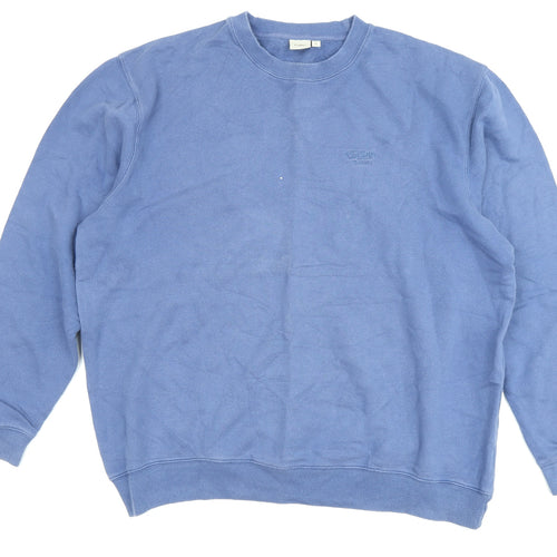 Cotton Traders Blue XL Men's Pullover Sweatshirt