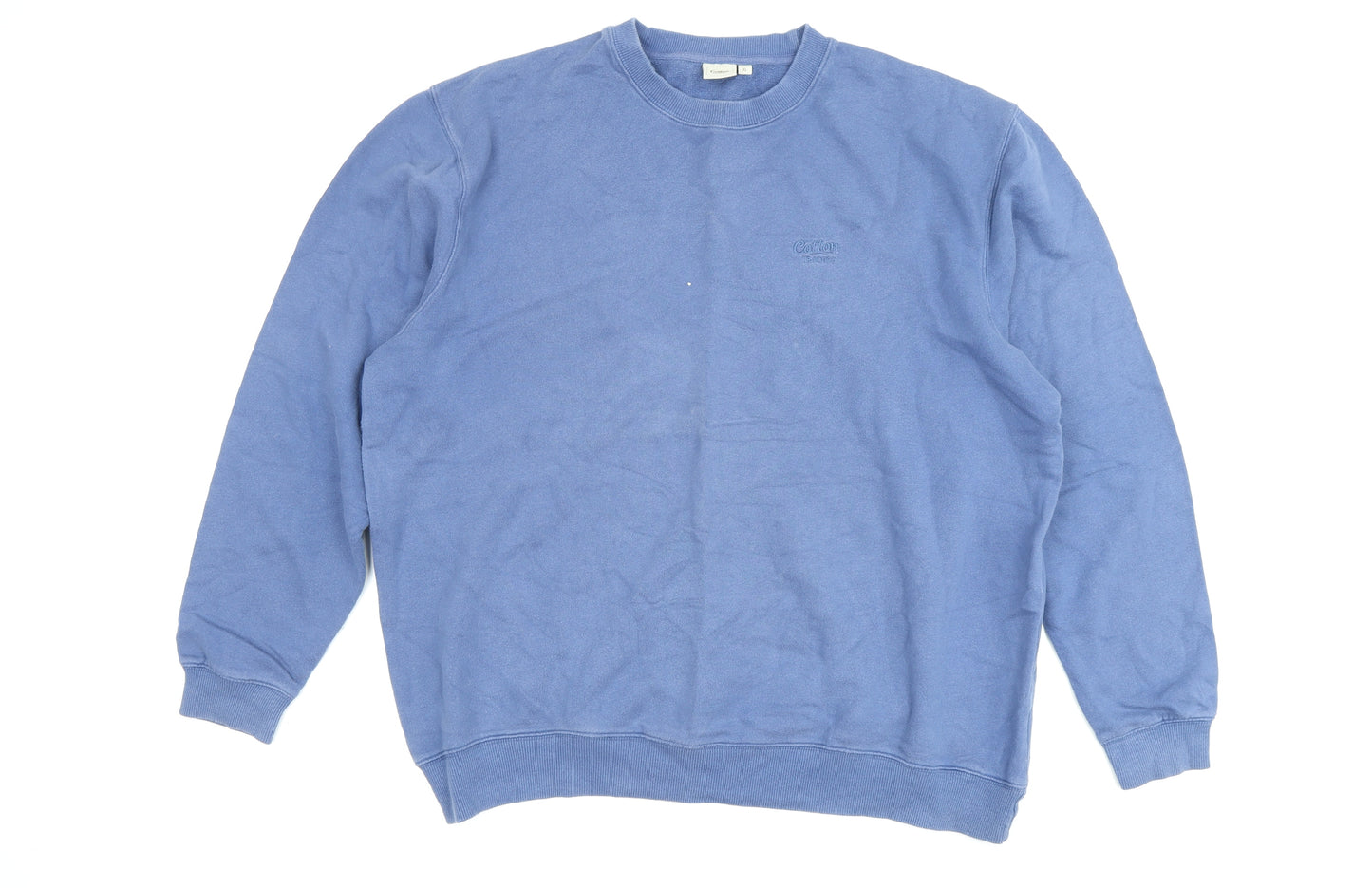 Cotton Traders Blue XL Men's Pullover Sweatshirt
