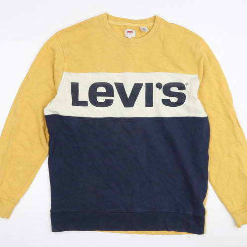 Levi's Men's Multicoloured Graphic Pullover Sweatshirt M