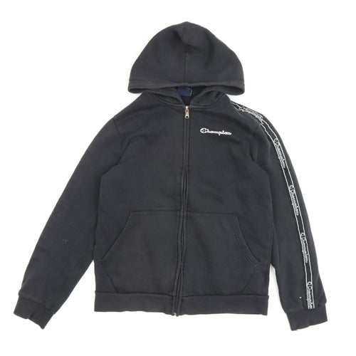 Champion Boys Black XL Full Zip Hoodie
