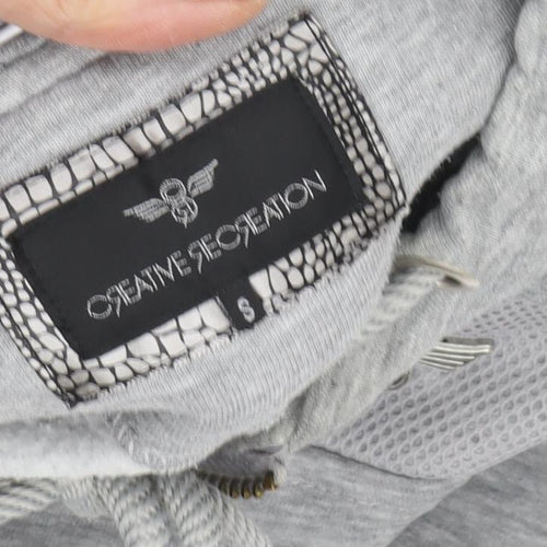 Creative Recreation Men's Grey Full Zip Hoodie S