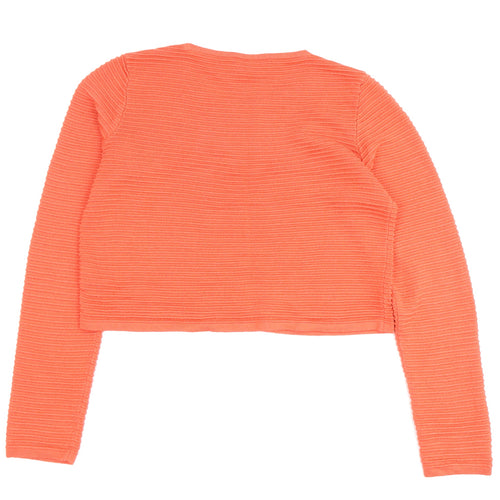 Marks and Spencer Women's Orange Crew Neck Pullover Jumper Size 12