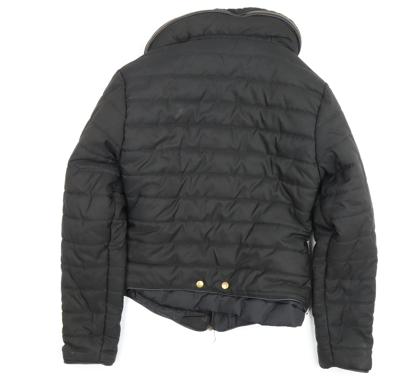 Rising Women's Black Puffer Jacket M with Hood