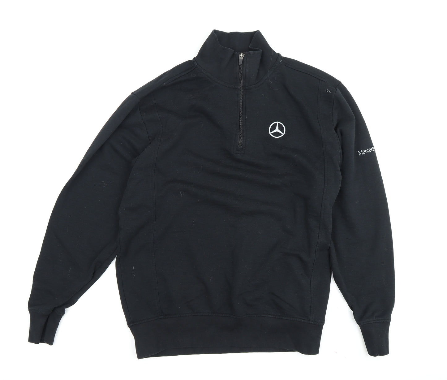 ID Identity Men's Black L 1/4 Zip Sweatshirt
