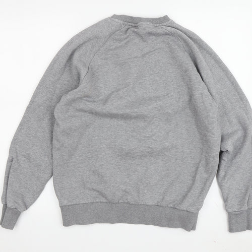 Trapstar Men's Grey Pullover Sweatshirt S
