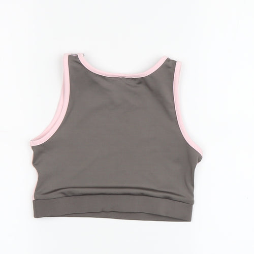 Disney Girls Pink Minnie Mouse Cropped Tank Top