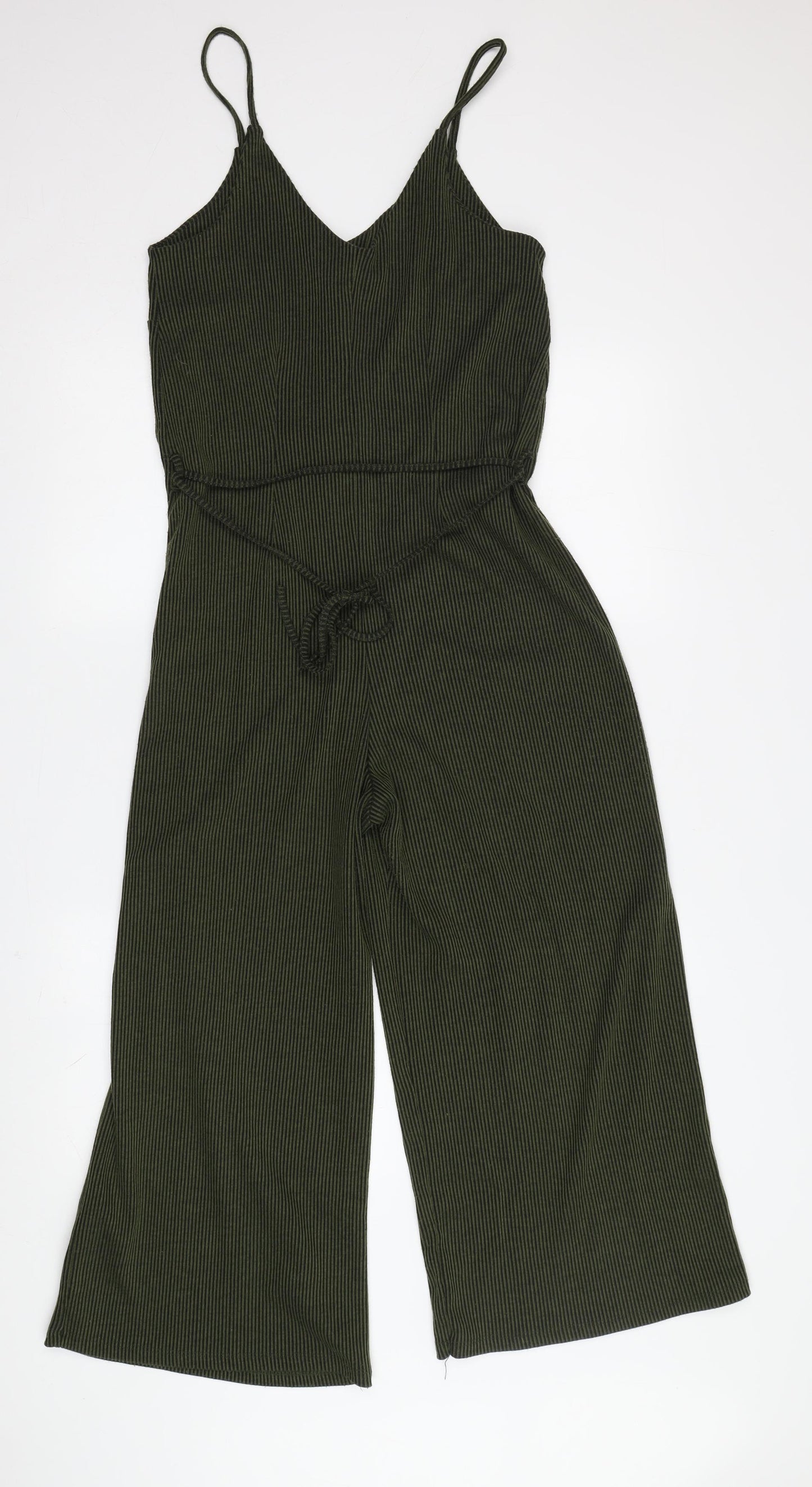 Lipsy Women's Green Corduroy Jumpsuit Size 12