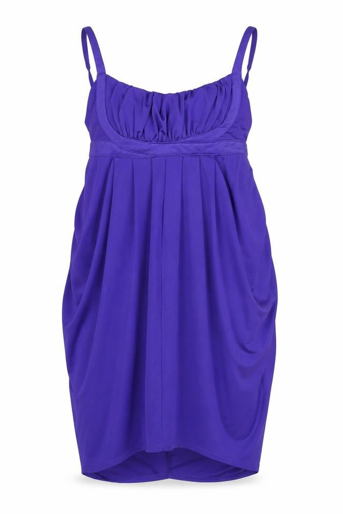 Front view of River Island Women's Purple, size 10, Slip Dress