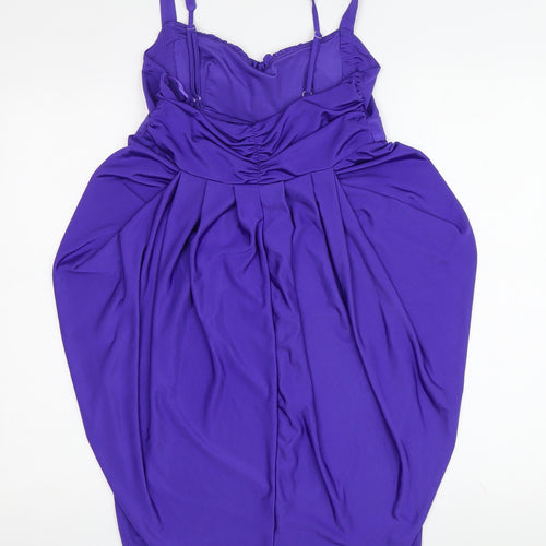 River Island Women's Purple Size 10 Slip Dress