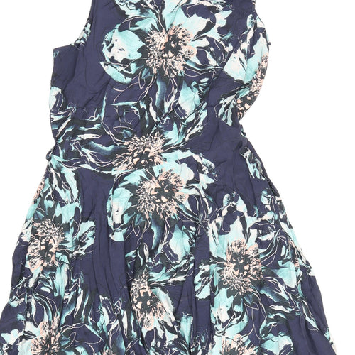 Apricot Women's Multicoloured A-Line Dress Size 10