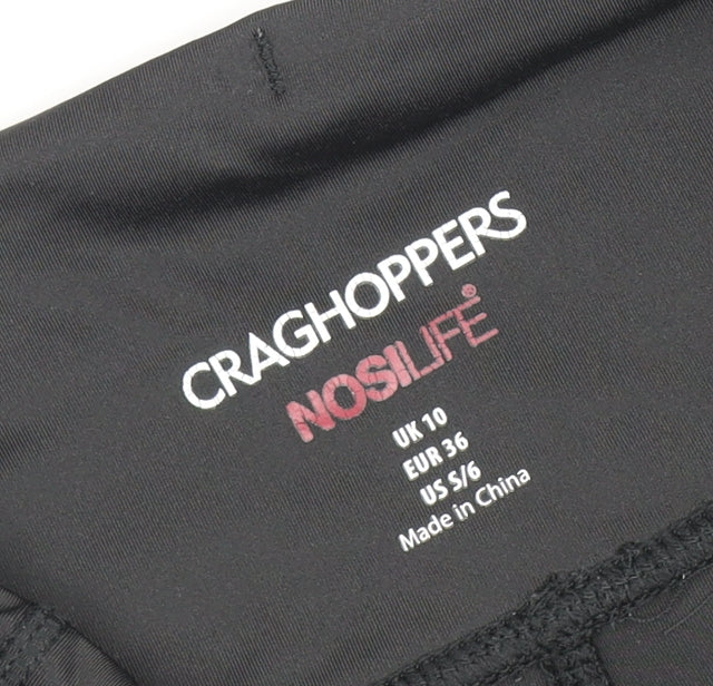 Craghoppers Women's Black Leggings Size 10 Slim Fit