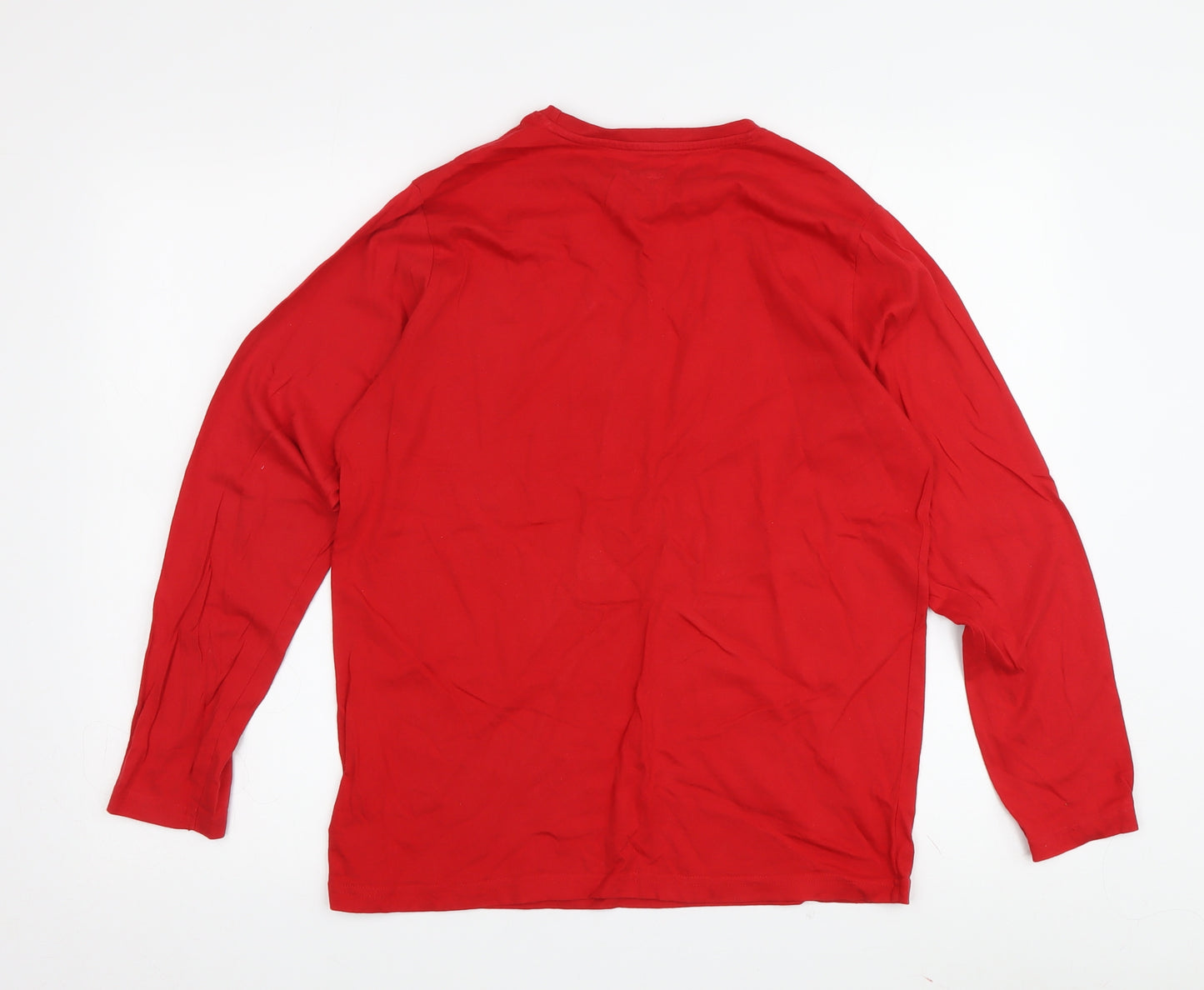 Primark Girls Red Mickey Mouse Long Sleeve Pyjama Top 12-13 Years