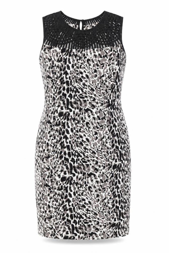 Clements Ribeiro Women's Multicoloured Animal Print Bodycon Dress