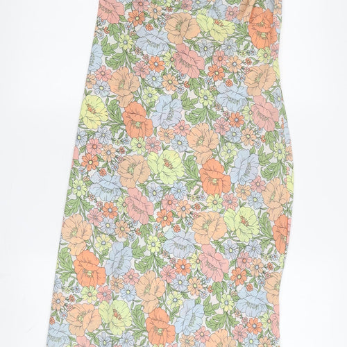 ASOS DESIGN Women's Floral Slip Dress UK 14 Multicoloured