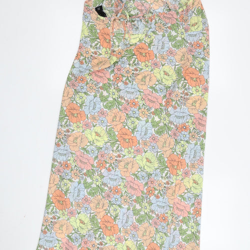 ASOS DESIGN Women's Floral Slip Dress UK 14 Multicoloured