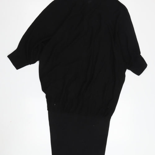 Phase Eight Black Collared Shirt Dress, Women, Size 4