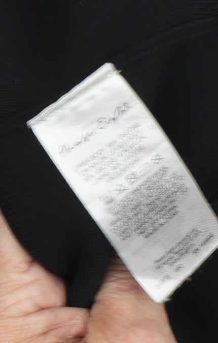 Phase Eight Black Collared Shirt Dress, Women, Size 4