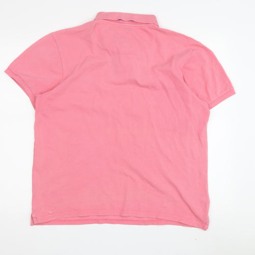 Raging Bull Men's Pink Polo Shirt XL Short Sleeve Cotton