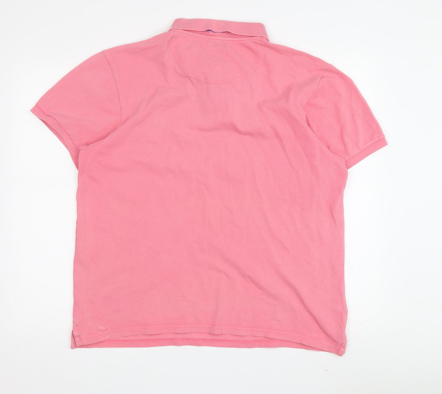 Raging Bull Men's Pink Polo Shirt XL Short Sleeve Cotton