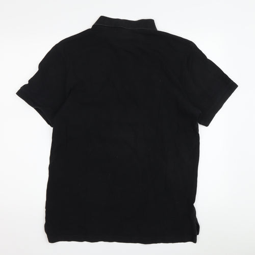 Gap Men's Black Slim Fit Polo L