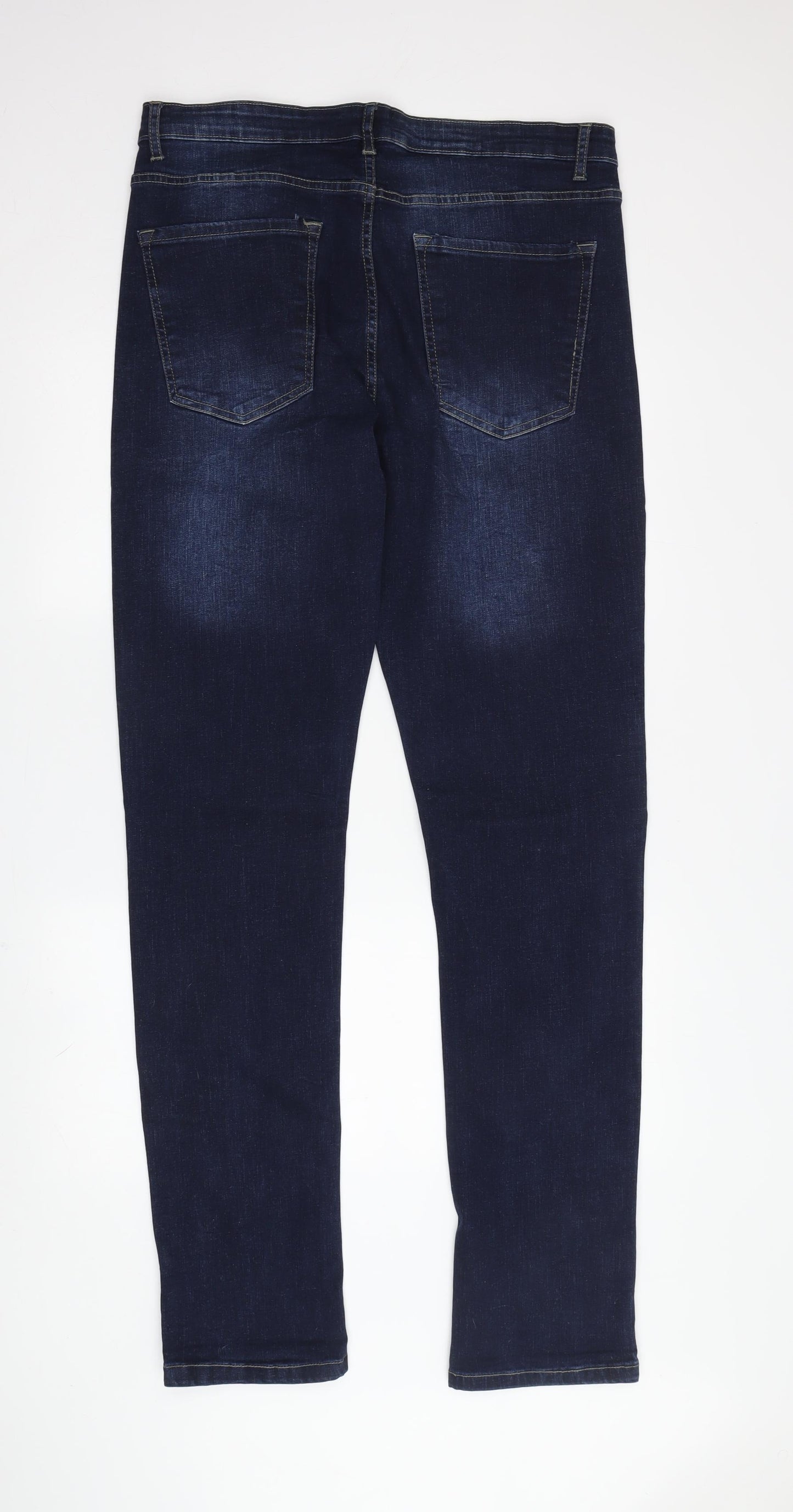 Denim Desire Men's Blue Straight 36R Jeans